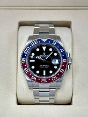 GMT-Master II "Pepsi" 40mm 126710BLRO Oyster