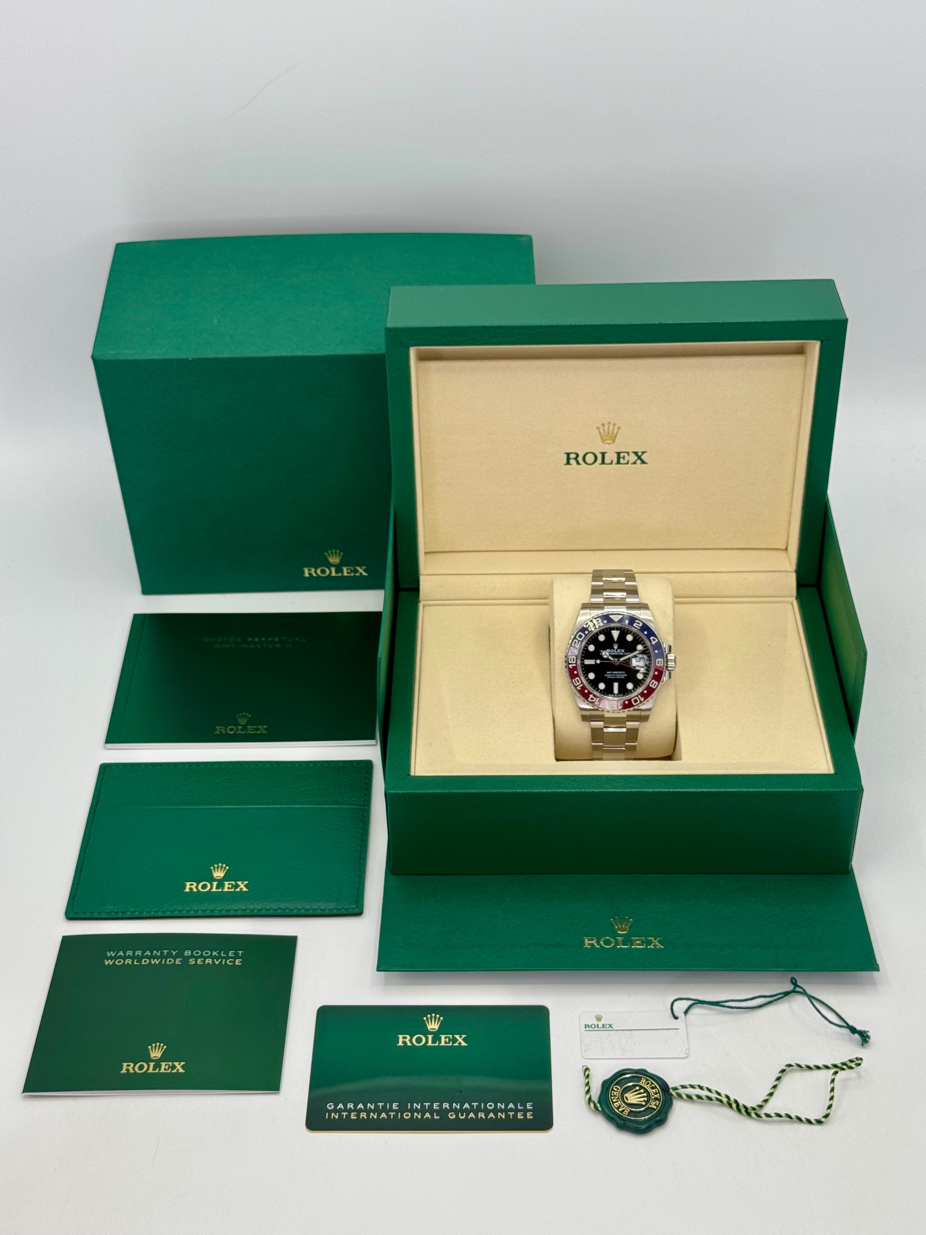 GMT-Master II "Pepsi" 40mm 126710BLRO Oyster