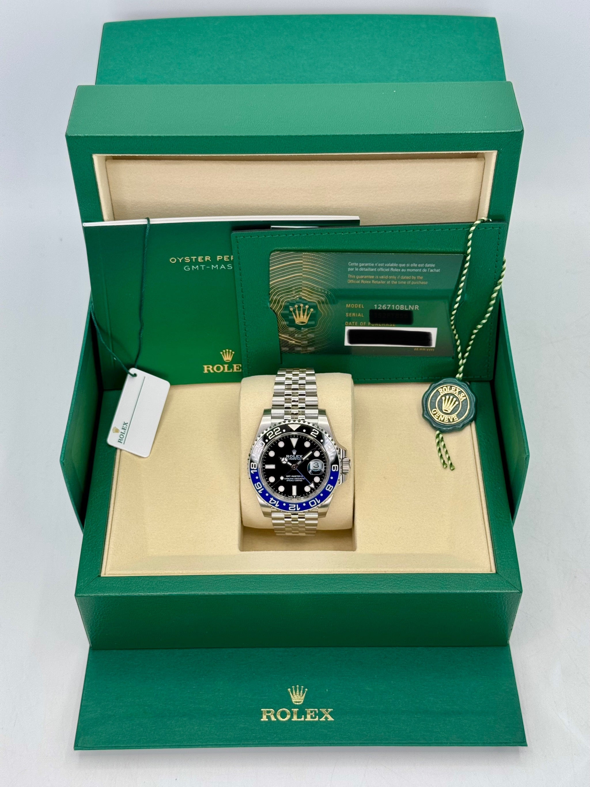 GMT-Master II "Batgirl" 40mm 126710BLNR Jubilee