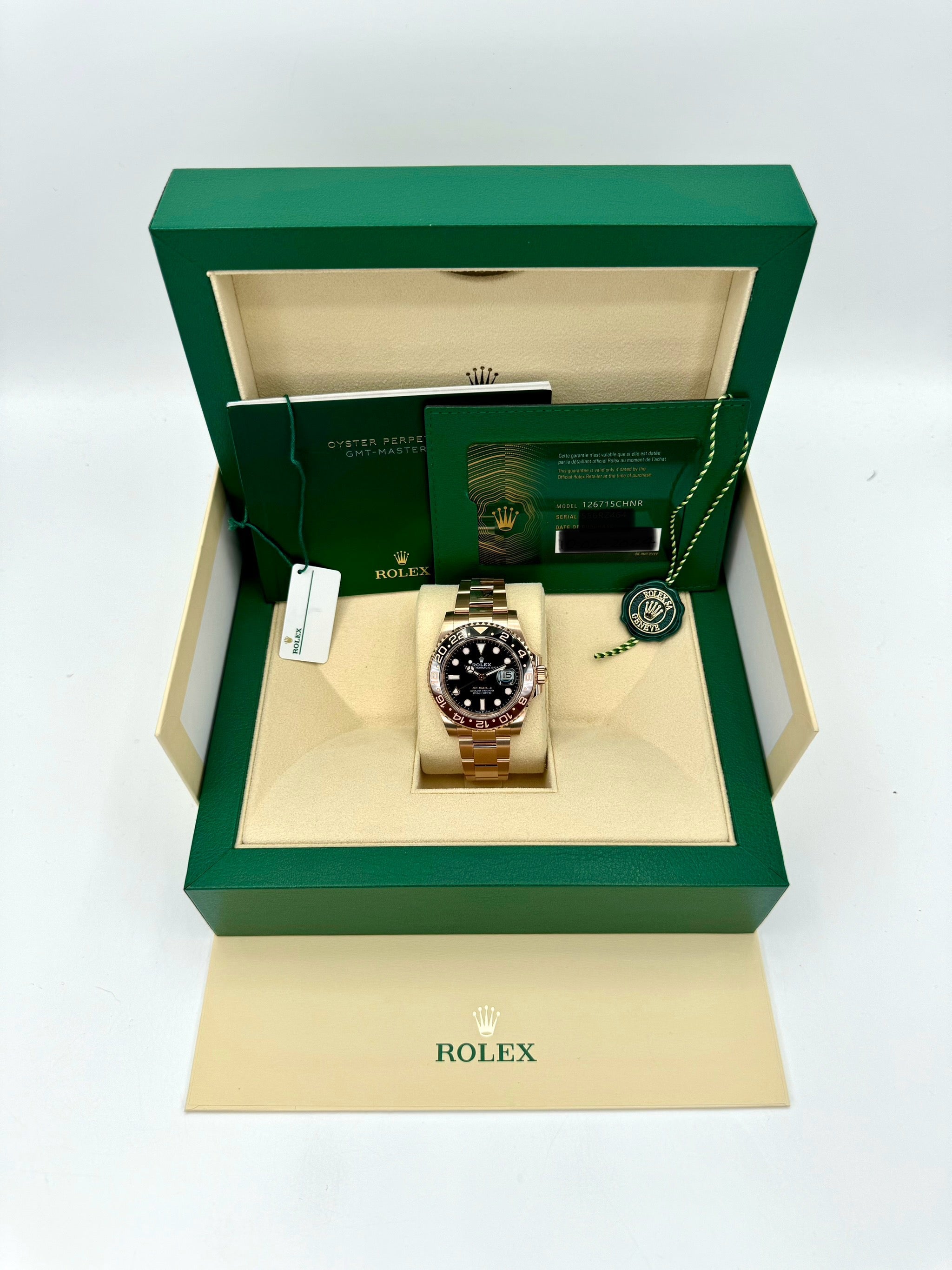 GMT-Master II "Rootbeer" 40mm 126715CHNR Rose Gold
