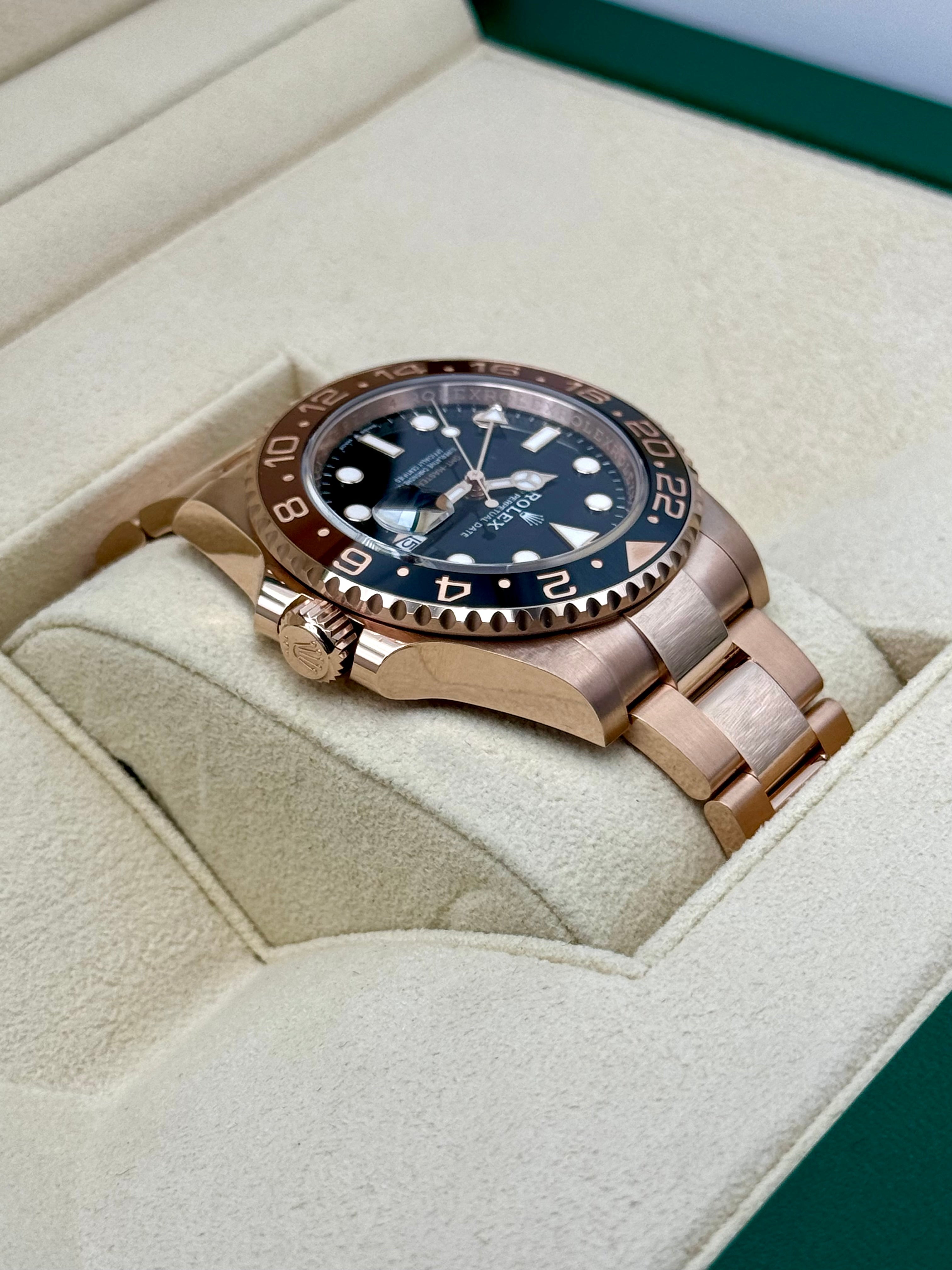 GMT-Master II "Rootbeer" 40mm 126715CHNR Rose Gold
