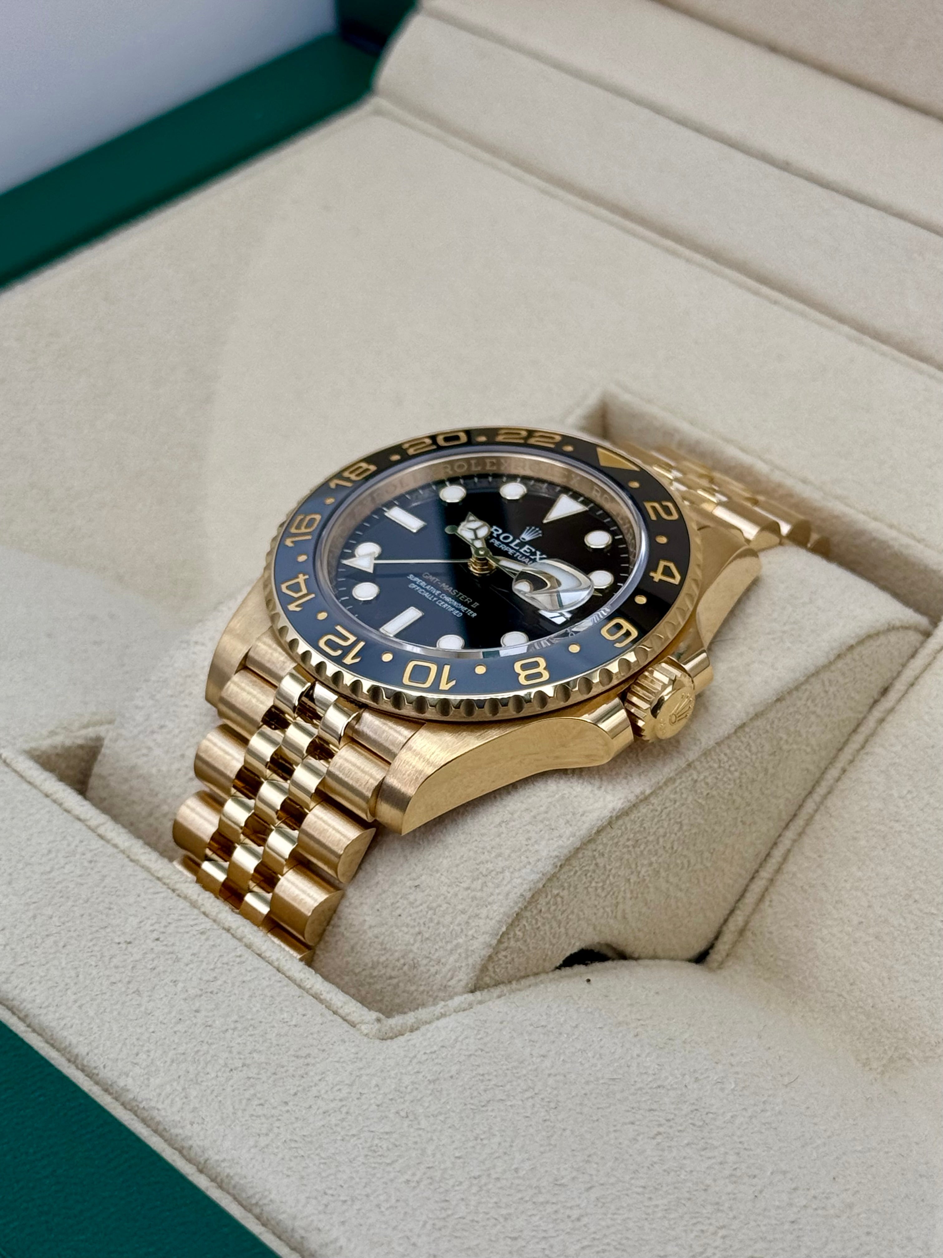 GMT-Master II 40mm 126718GRNR Jubilee Black Dial