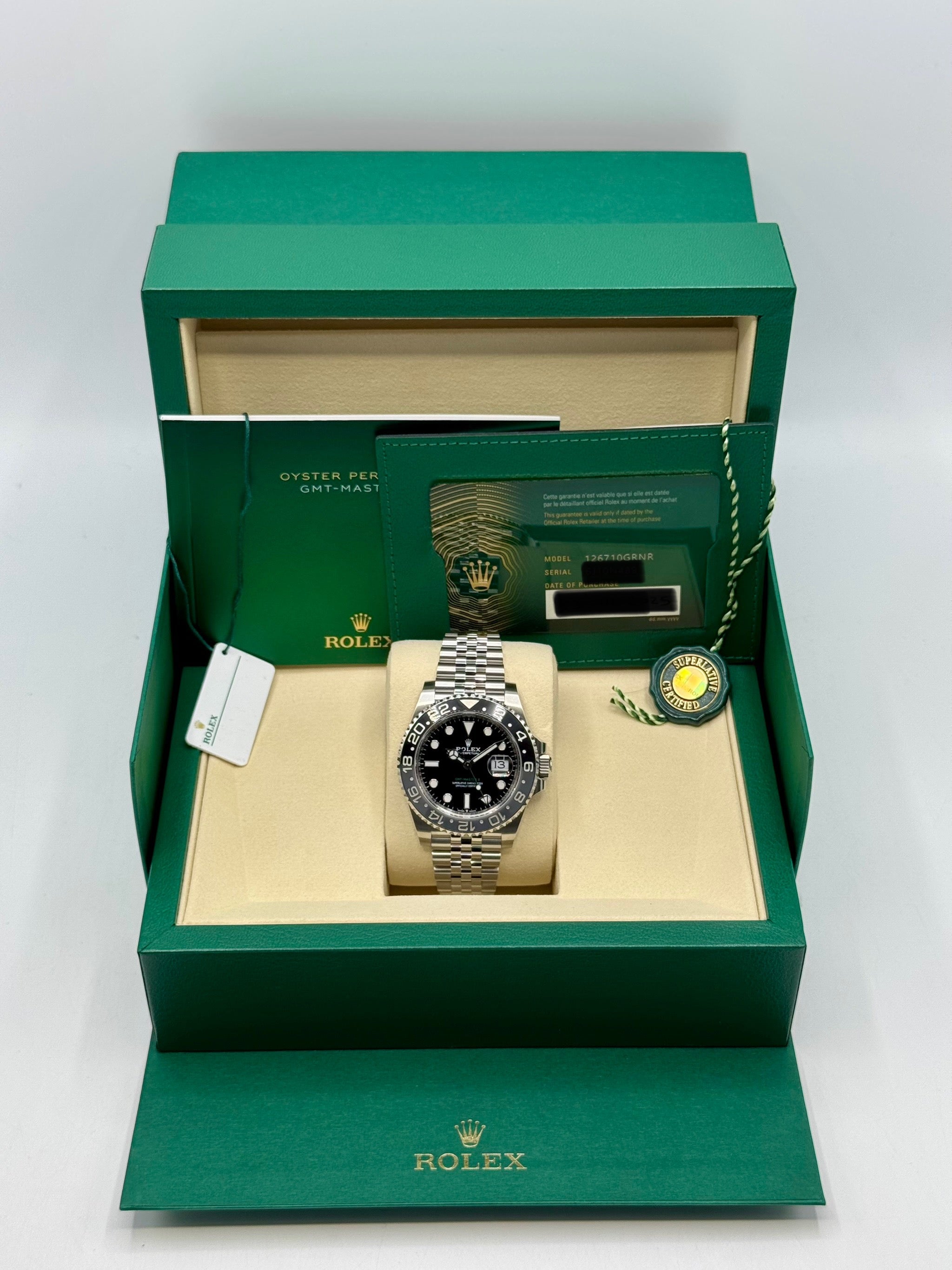GMT -Master II "Bruce Wayne" 40mm 126710GRNR Jubilee