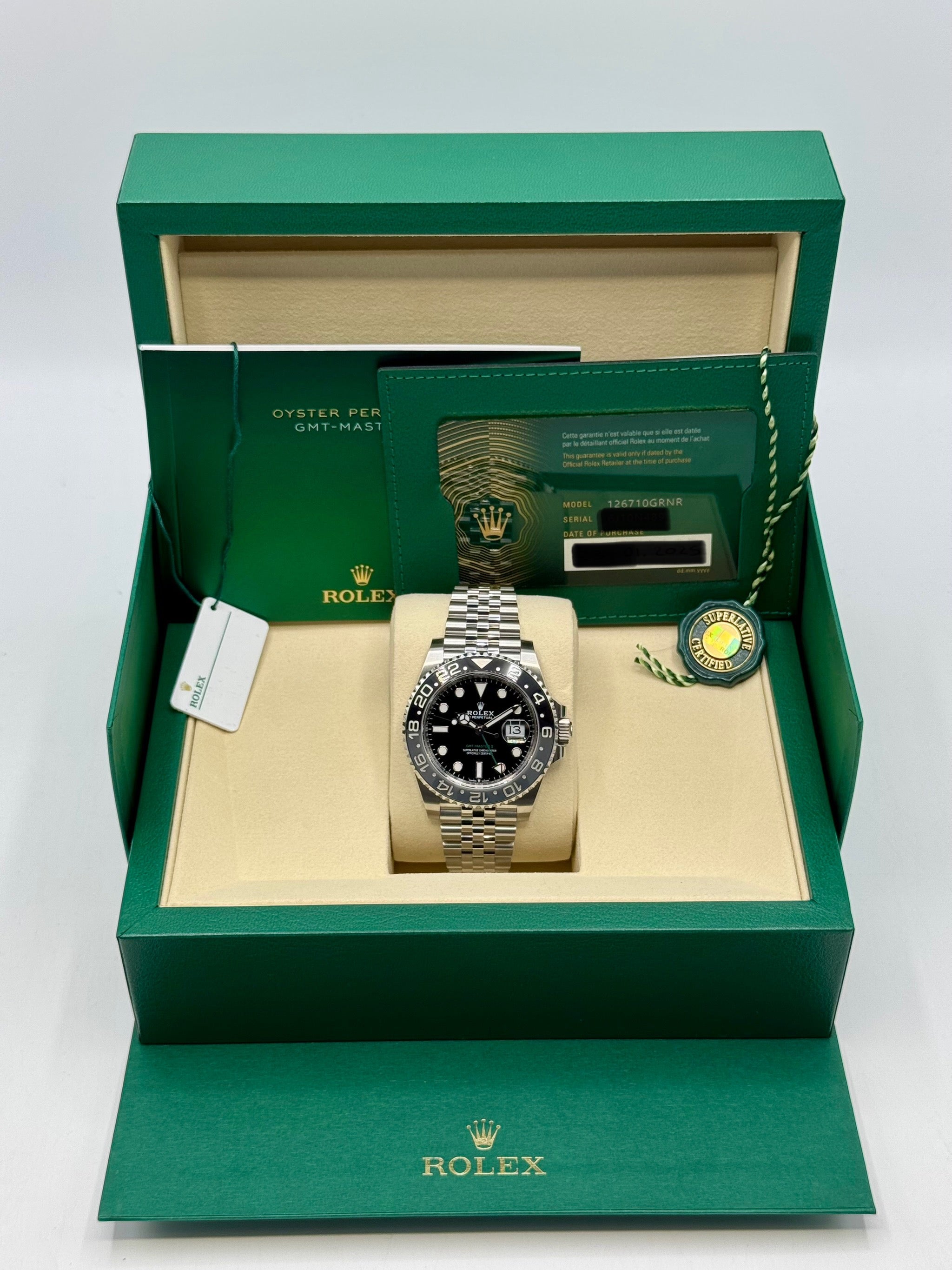 GMT -Master II "Bruce Wayne" 40mm 126710GRNR Jubilee