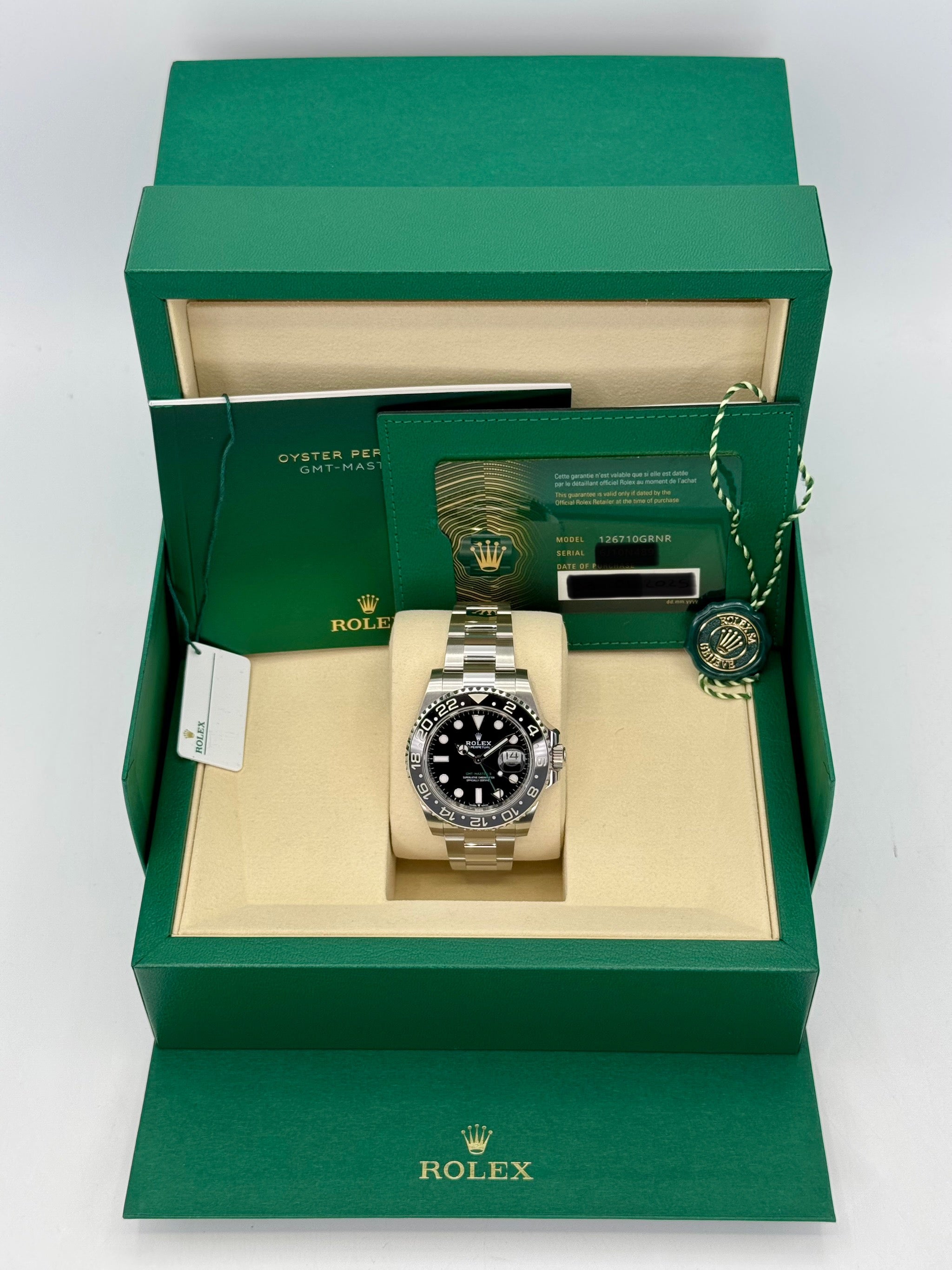 GMT-Master II "Bruce Wayne" 40mm 126710GRNR Oyster