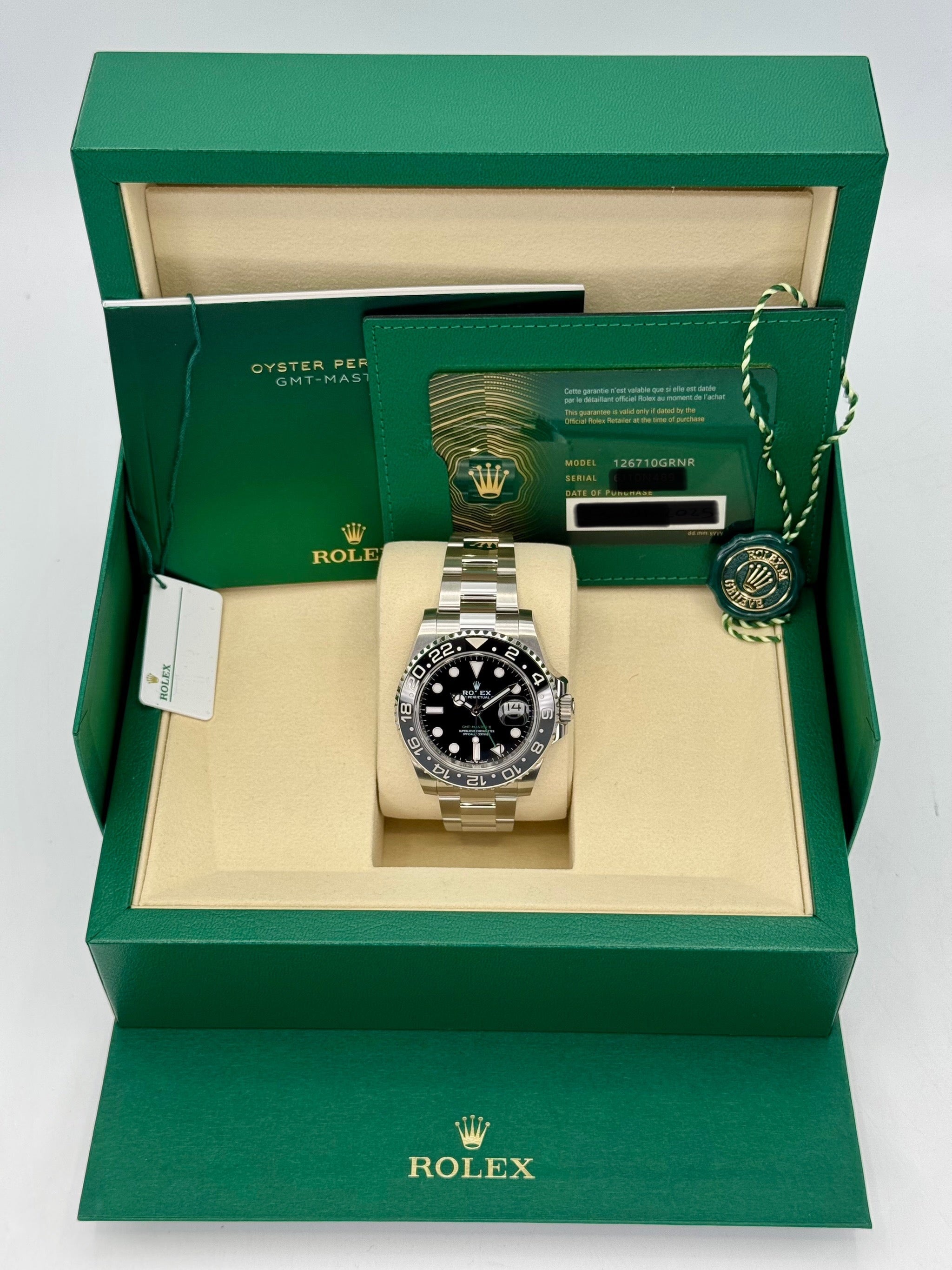 GMT-Master II "Bruce Wayne" 40mm 126710GRNR Oyster