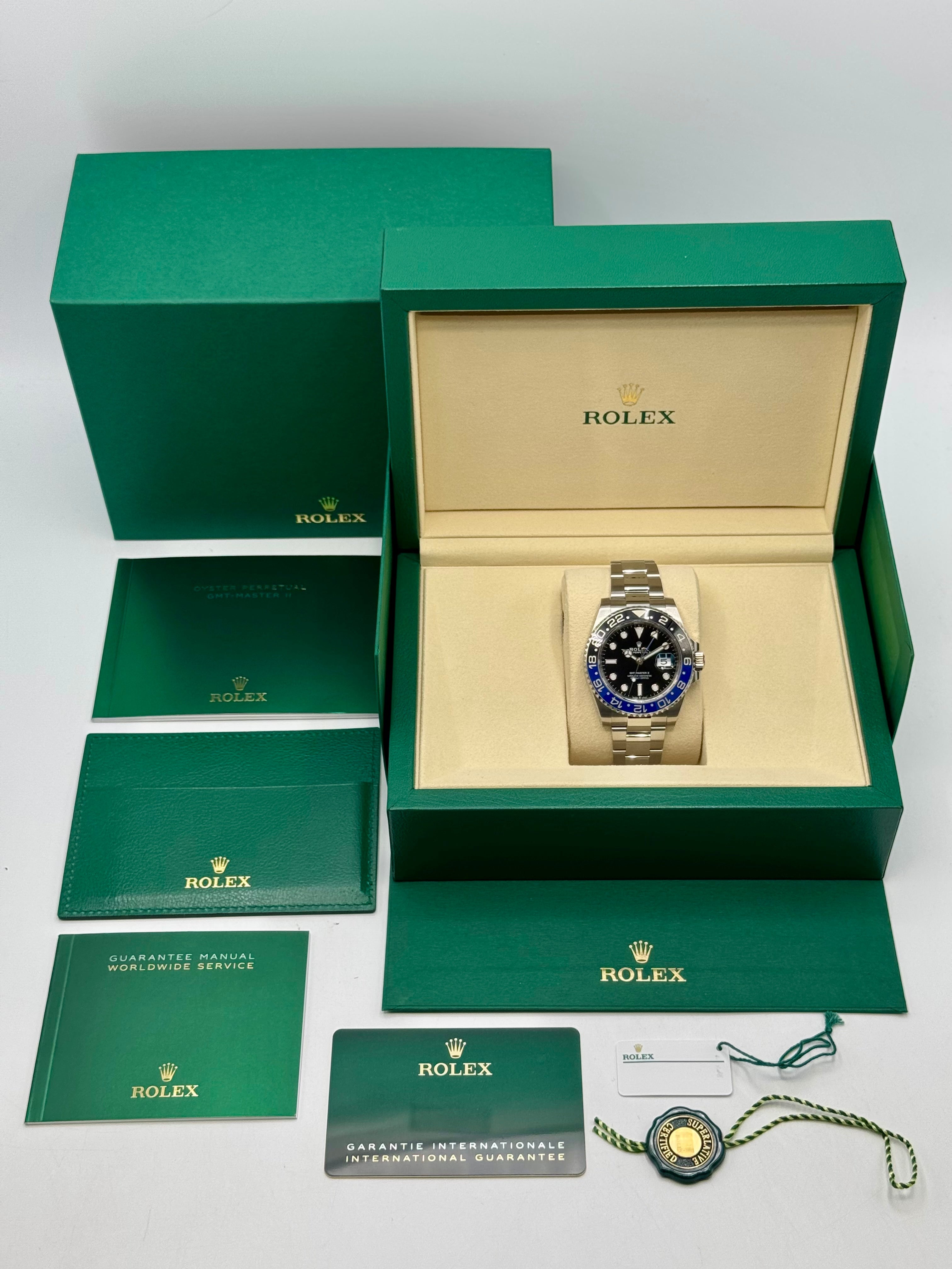 GMT-Master II "Batman" 40mm 126710BLNR Oyster